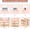 3Pcs 1st Birthday Boxes Party Supplies for Baby Girl, Pink Rose Gold Miss Onederful 1st Birthday Balloons Boxes Decoration, Pink One Year Old Birthday Theme Cardboard Box Decor